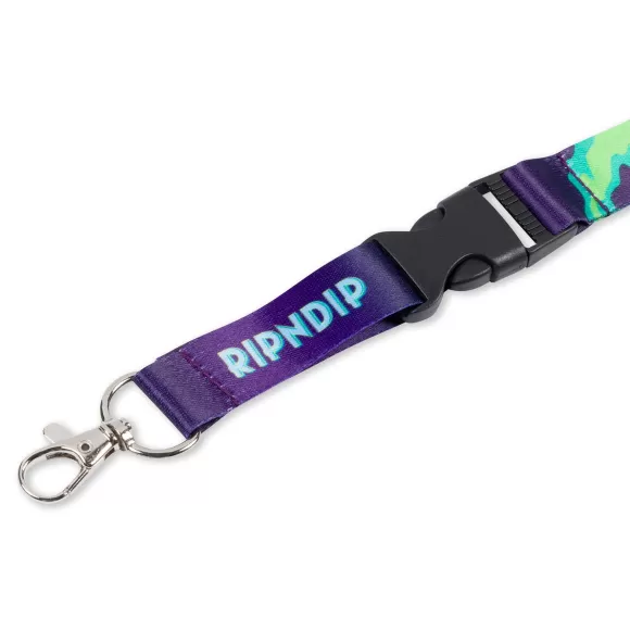 Ripndip Lanyards / Keychains | 4Th Dimension Lanyard Black