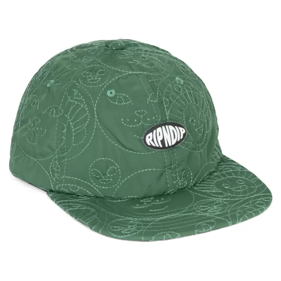 Ripndip 6 Panels | Barry Bonds 6 Panel Quilted Strapback Pine