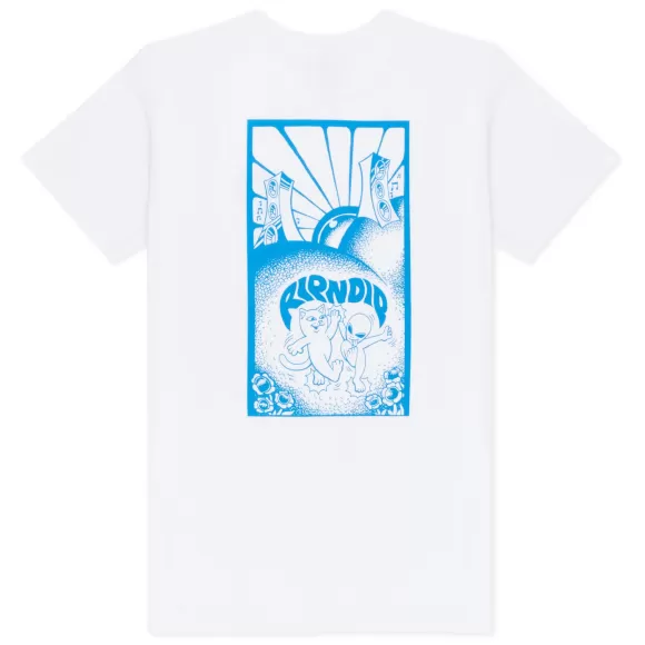 Ripndip Shorts Sleeve Tees | Bassrush Tee White