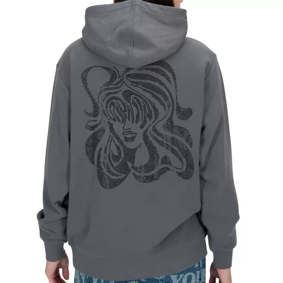 Ripndip Hoodies / Crewnecks | Beautiful Trip Rhinestone Hoodie Charcoal