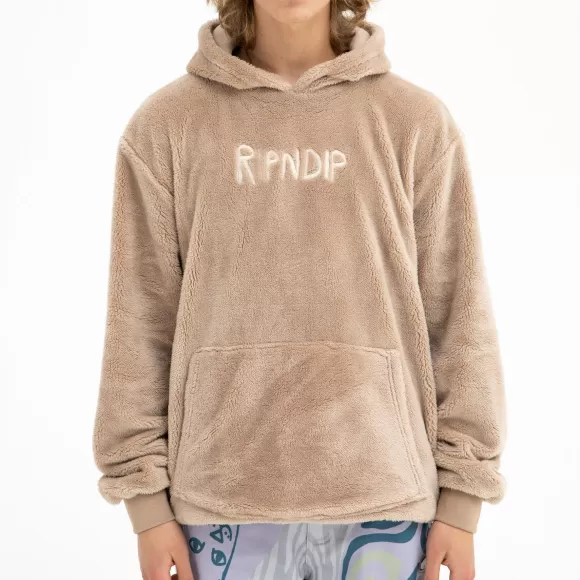 Ripndip Hoodies / Crewnecks | Bradbury Sherpa Hoodie Tan