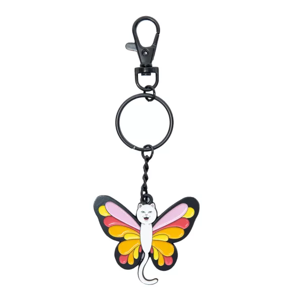 Ripndip Miscellaneous | Butterfly Nerm Metal Keychain