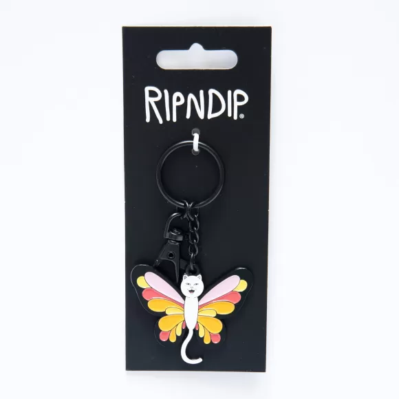 Ripndip Miscellaneous | Butterfly Nerm Metal Keychain