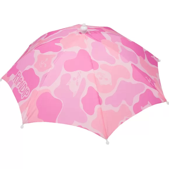 Ripndip Beach Items | Camo Umbrella Hat Pink