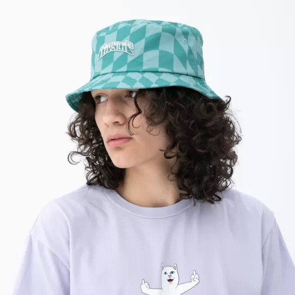 Ripndip Buckets | Checked Bucket Hat Olive