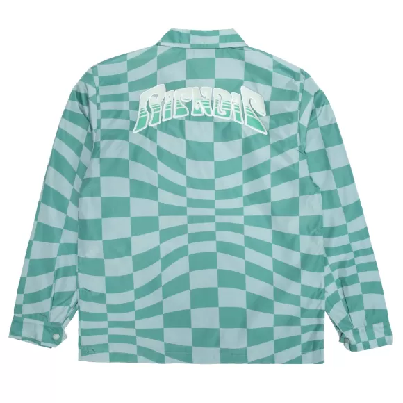 Ripndip Jackets | Checked Coaches Jacket Military Green