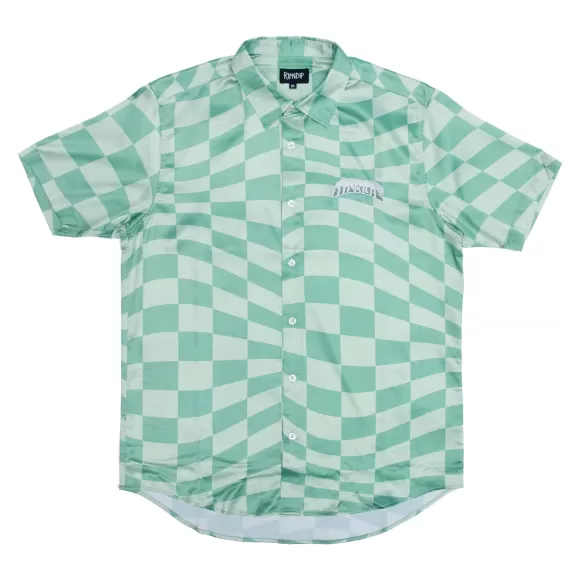 Ripndip Button Ups | Checked Short Sleeve Button Up Olive/Pine