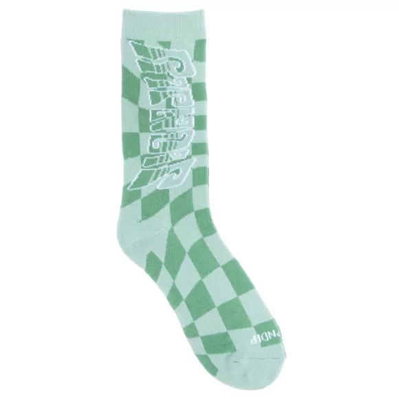 Ripndip Shop All Socks | Checked Socks Olive