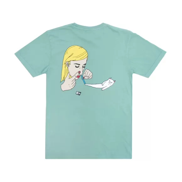 Ripndip Shorts Sleeve Tees | Coconerm Tee Light Pine