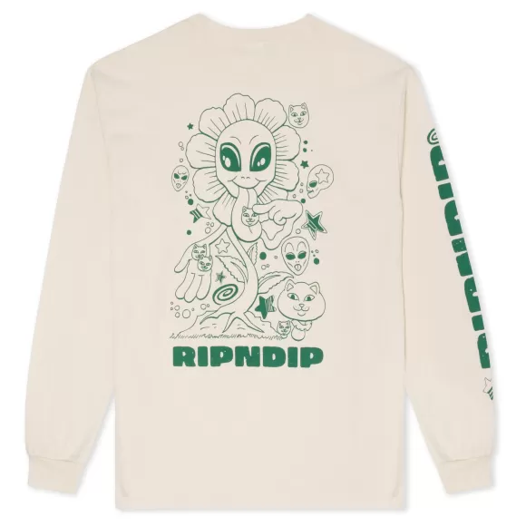 Ripndip Long Sleeve Tees | Dance Forever Long Sleeve Natural