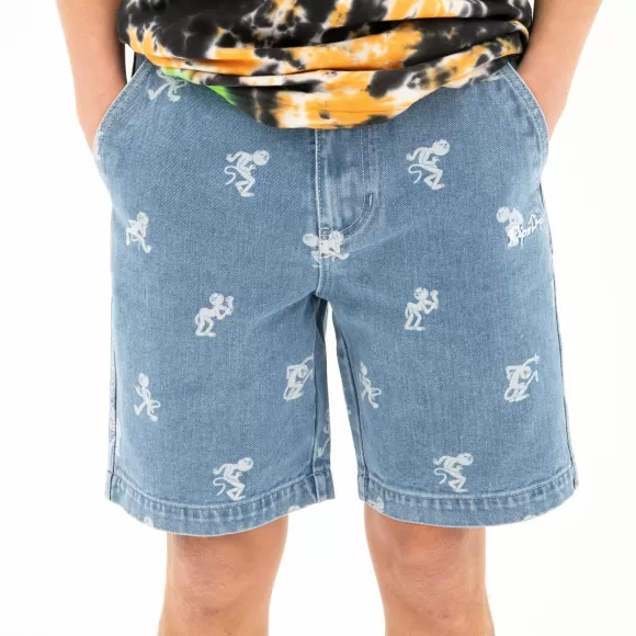 Ripndip Shorts | Dance Party Denim Shorts Medium Wash