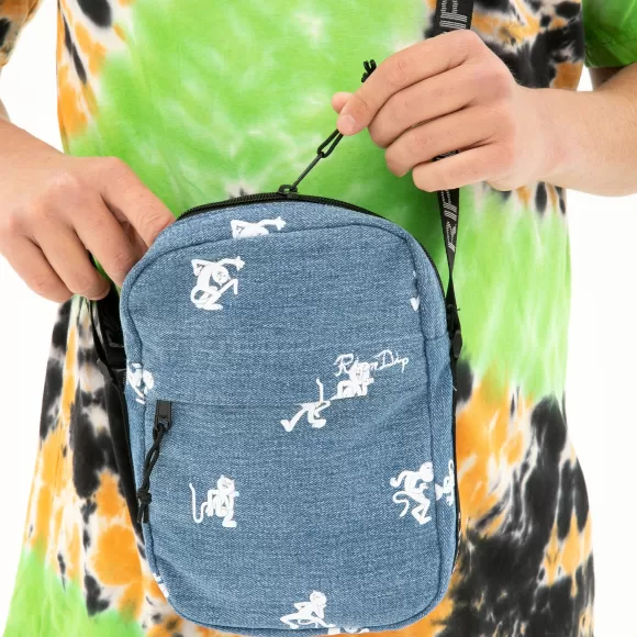 Ripndip Shoulder Bags | Dance Party Shoulder Bag Medium Wash