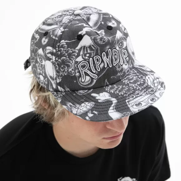 Ripndip 6 Panels | Dark Twisted Fantasy 6 Panel Hat Black