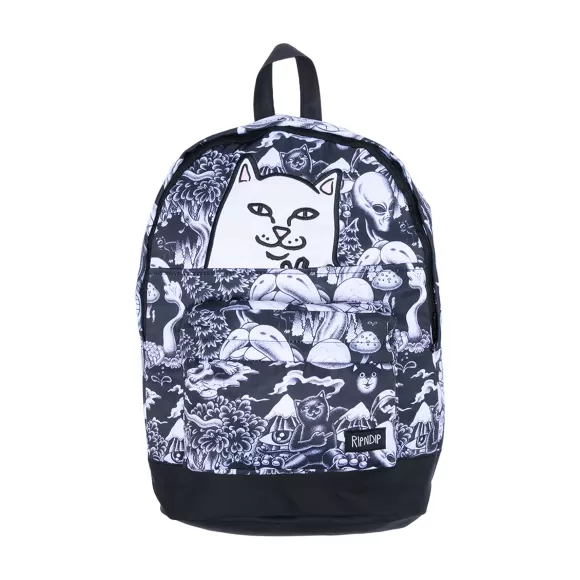 Ripndip Backpacks | Dark Twisted Fantasy Backpack Black/White