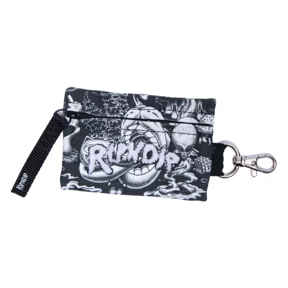 Ripndip Miscellaneous | Dark Twisted Fantasy Card Holder Black/White