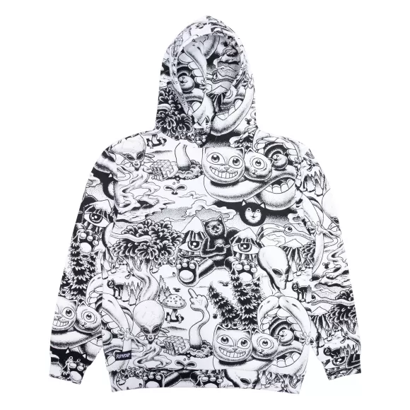 Ripndip Hoodies / Crewnecks | Dark Twisted Fantasy Hoodie Black/White