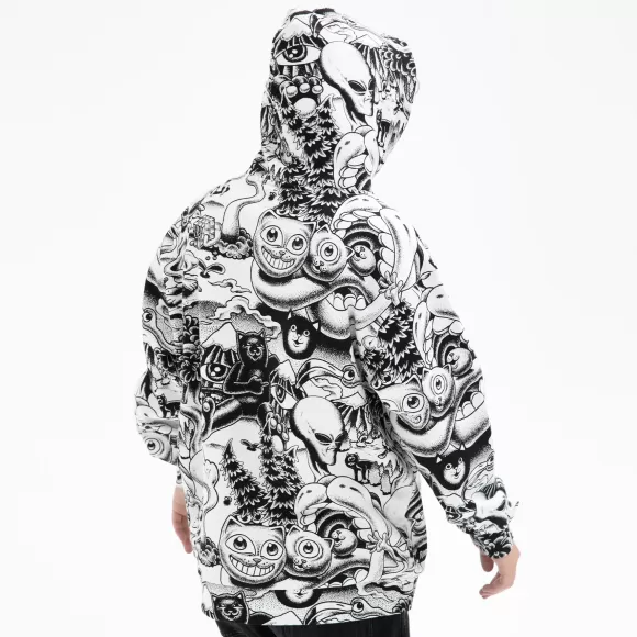 Ripndip Hoodies / Crewnecks | Dark Twisted Fantasy Hoodie Black/White