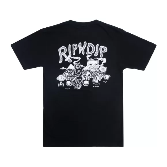 Ripndip Shorts Sleeve Tees | Dark Twisted Fantasy Tee Black