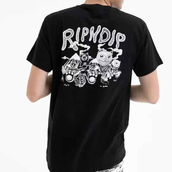 Ripndip Shorts Sleeve Tees | Dark Twisted Fantasy Tee Black