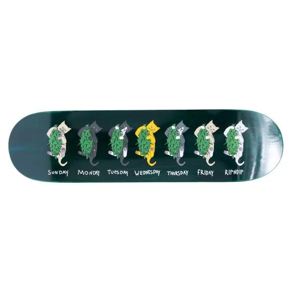 Ripndip Decks | Days Of The Week Board Teal