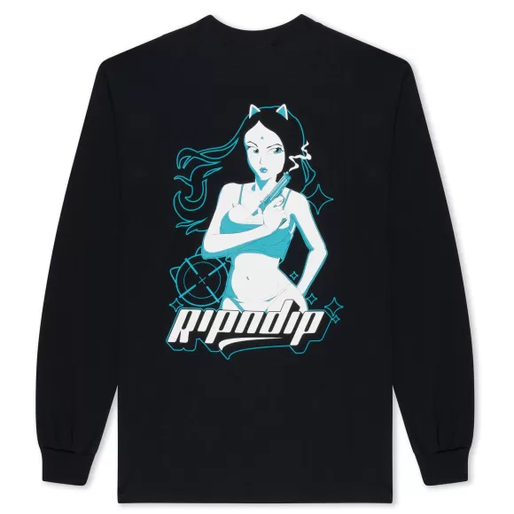 Ripndip Long Sleeve Tees | Desperado Long Sleeve Black