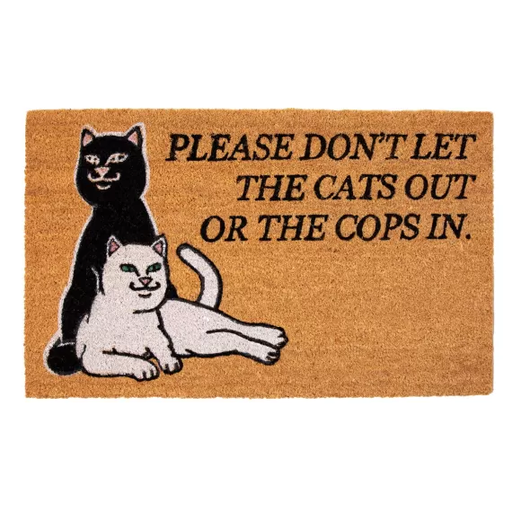 Ripndip Shop All Rugs | Don'T Let The Cops In Door Mat