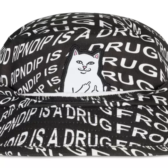 Ripndip Buckets | Drug From God Lord Nermal Bucket Hat Black