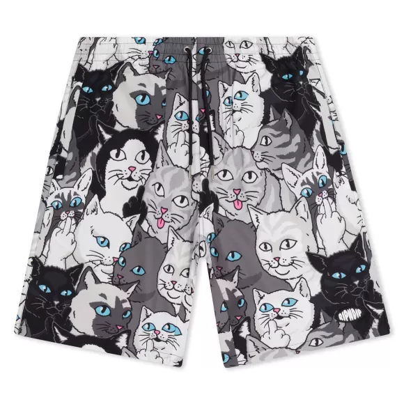 Ripndip Swim Shorts | Family Tree Swim Shorts Black