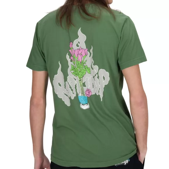 Ripndip Shorts Sleeve Tees | Flower Vase Tee Olive