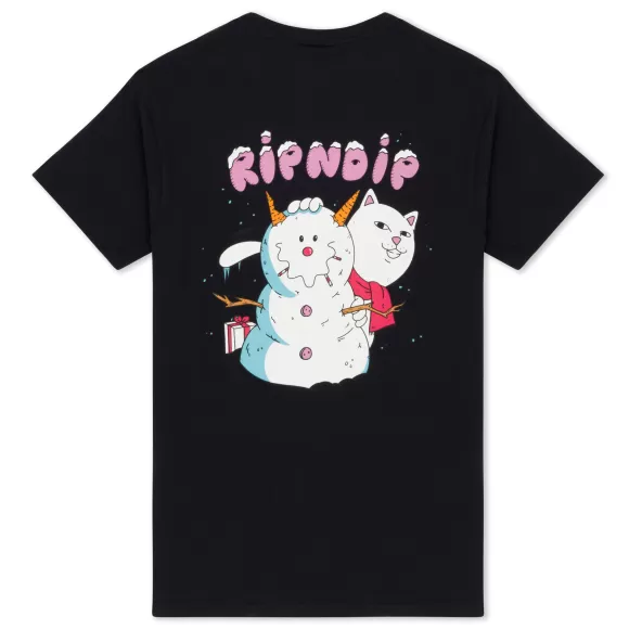 Ripndip Snowboards | Frosty The Snownerm Tee Black