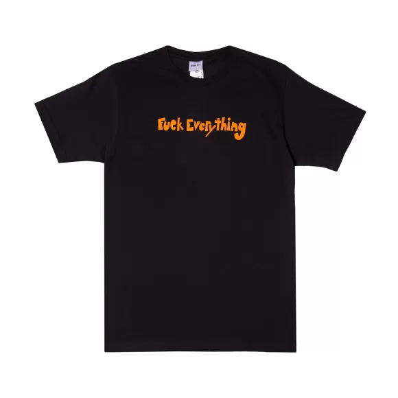 Ripndip Shorts Sleeve Tees | Fuck Everything Tee Black