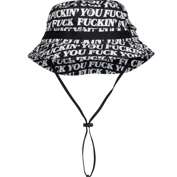 Ripndip Buckets | Fuckin Fuck Boonie Denim Hat Black