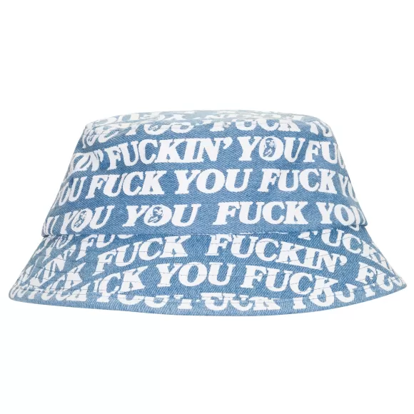 Ripndip Buckets | Fuckin Fuck Bucket Hat Medium Wash