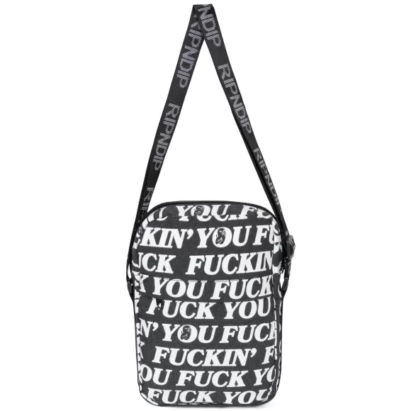 Ripndip Shoulder Bags | Fuckin Fuck Crossbody Bag Black