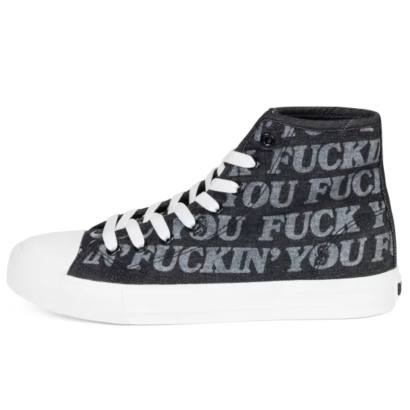 Ripndip Shoes | Fuckin Fuck High Top Shoes Black