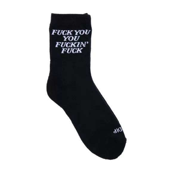 Ripndip Shop All Socks | Fucking Fuck Mid Socks Black