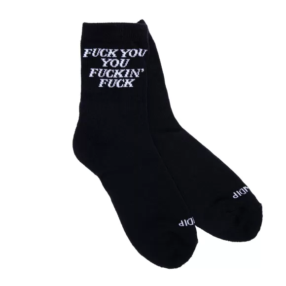 Ripndip Shop All Socks | Fucking Fuck Mid Socks Black