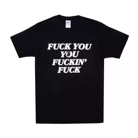 Ripndip Shorts Sleeve Tees | Fucking Fuck Tee Black