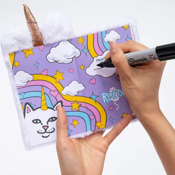 Ripndip Miscellaneous | Fuzzy Unicorn Notebook