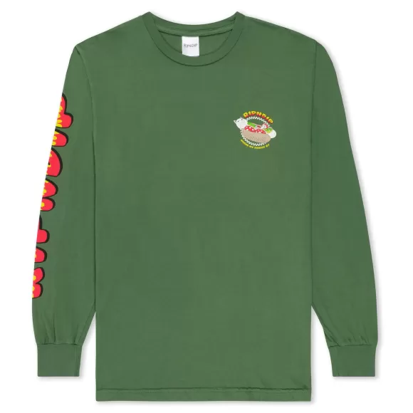 Ripndip Long Sleeve Tees | Glizzy Long Sleeve Olive