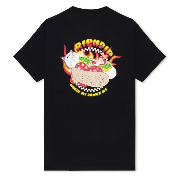 Ripndip Shorts Sleeve Tees | Glizzy Tee Black