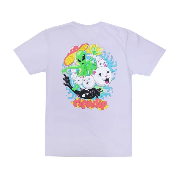 Ripndip Shorts Sleeve Tees | Good Life Tee Lavender