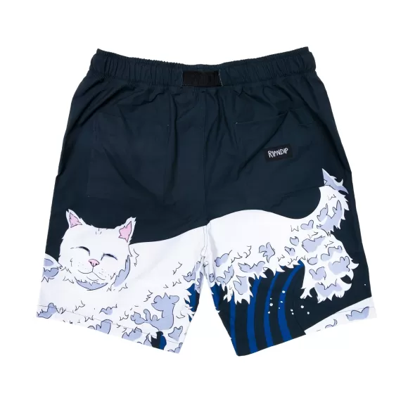 Ripndip Swim Shorts | Great Wave Swim Shorts Navy