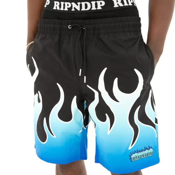 Ripndip Beach Items | Hades Swim Shorts Black