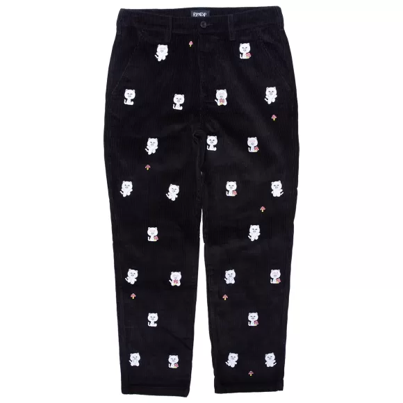 Ripndip Pants | Hello Nermy Corduroy Pants Black