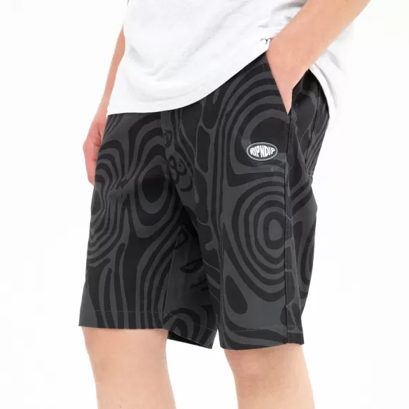 Ripndip Shorts | Hypnotic Cotton Twill Shorts Black