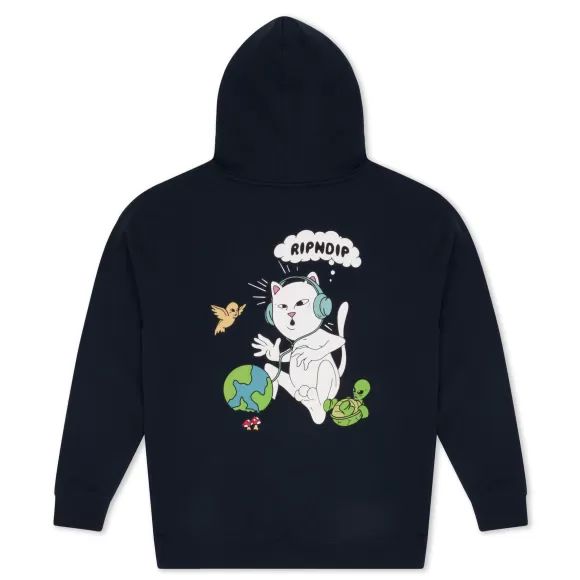 Ripndip Hoodies / Crewnecks | I Like Turtles Hoodie Navy