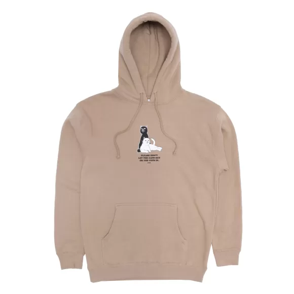 Ripndip Hoodies / Crewnecks | Keep The Cats In Hoodie Sandstone