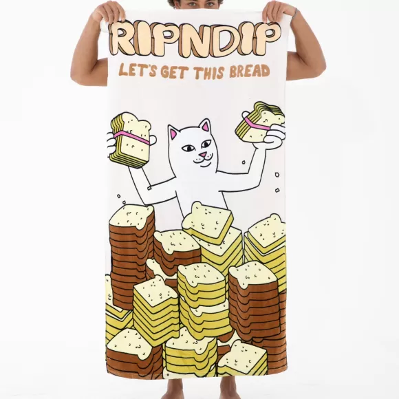 Ripndip Miscellaneous | Lets Get This Bread Beach Towel