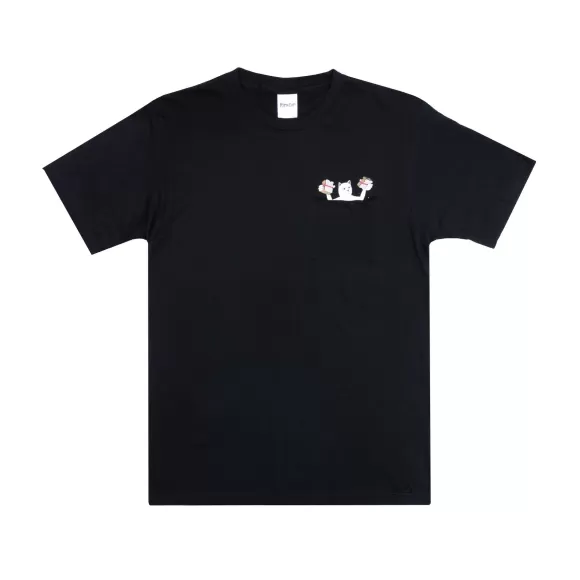 Ripndip Shorts Sleeve Tees | Lets Get This Bread Pocket Tee Black